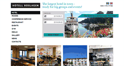 Desktop Screenshot of hotellroslagen.se